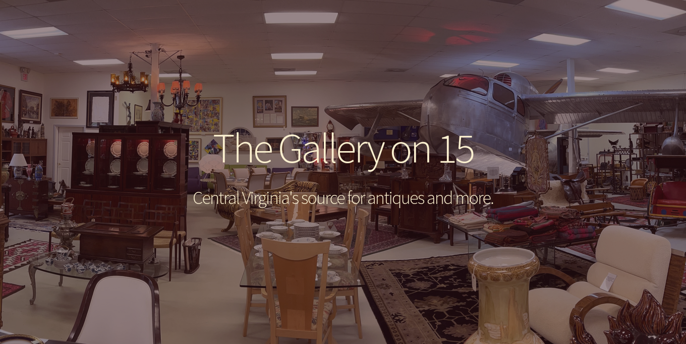 Screenshot of The Gallery on 15's Webpage